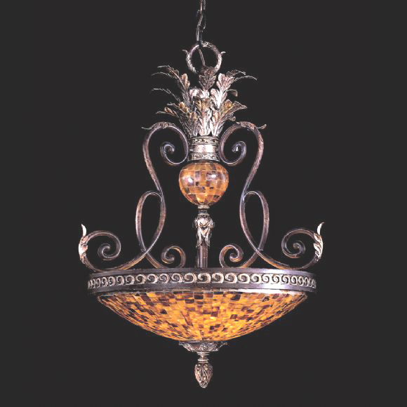 C176-N6513-468 By Metro Lighting-Cattera Bronze Finish Pendant
