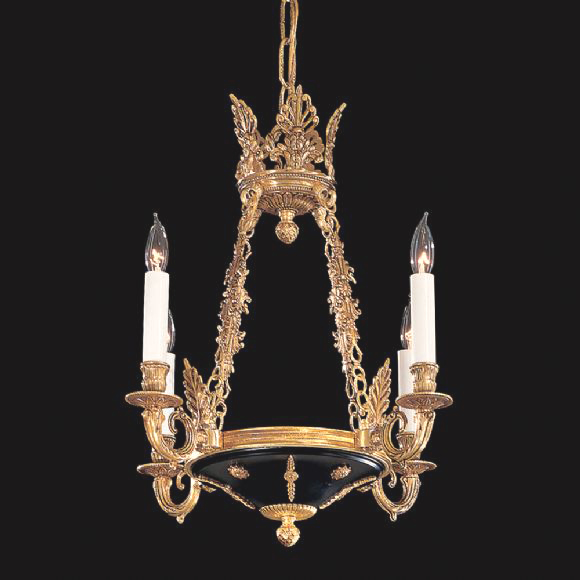 C176-N850204 By Metro Lighting-Doré Gold Finish CHANDELIERS