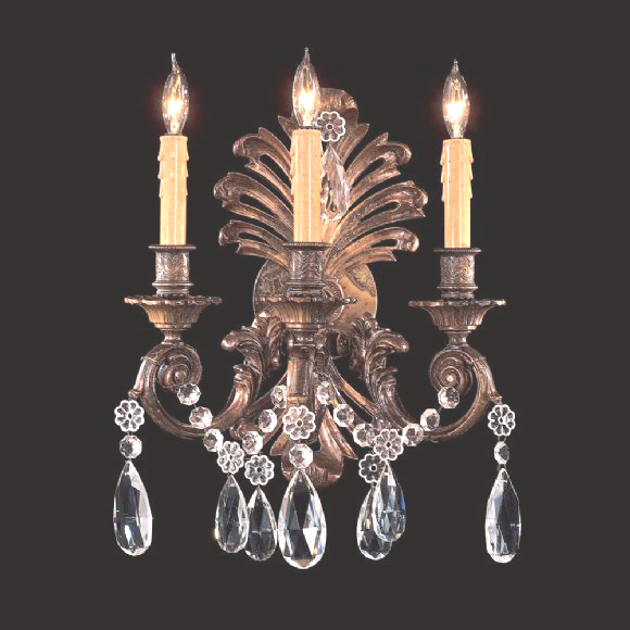 C176-N952013 By Metro Lighting-Oxidized Brass Finish Wall Sconce