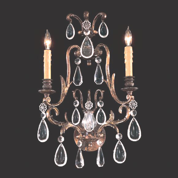 C176-N952115 By Metro Lighting-Oxidized Brass Finish Wall Sconce