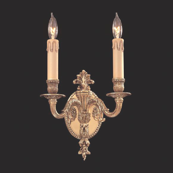 C176-N9812 By Metro Lighting-French Gold Finish Wall Sconce
