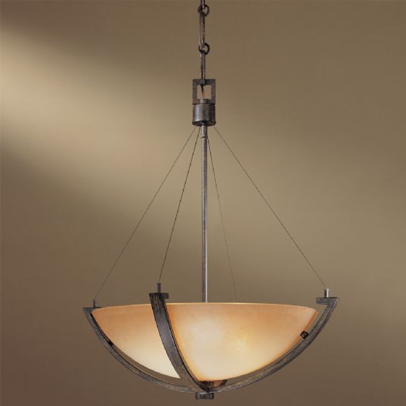 C177-1182-357 By Minka Lighting-Iron Oxide Finish Pendant