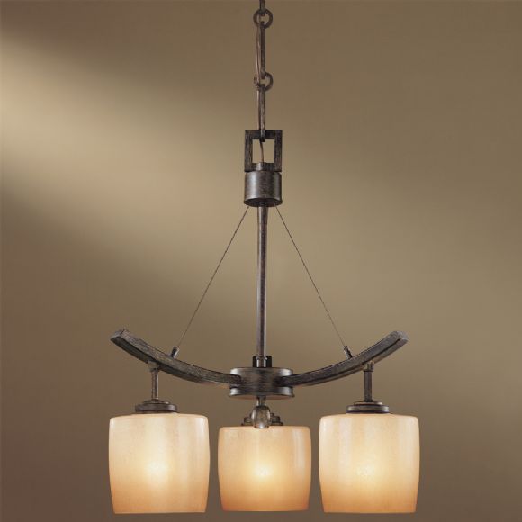 C177-1185-357 By Minka Lighting-Iron Oxide Finish Chandelier
