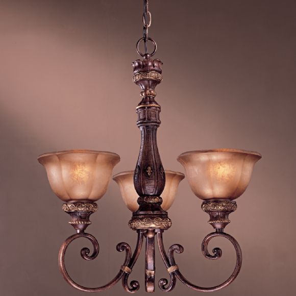 C177-1353-177 By Minka Lighting-Illuminati Bronze Finish Mini Chandelier