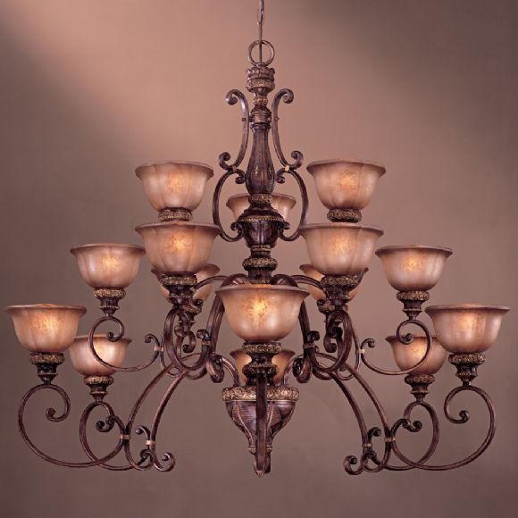 C177-1359-177 By Minka Lighting-Illuminati Bronze Finish Chandelier