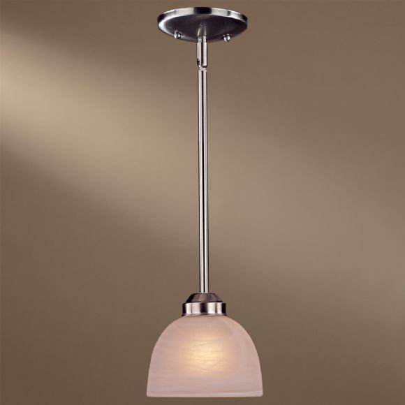 C177-1421-84 By Minka Lighting-Brushed Nickel Finish Mini Pendant