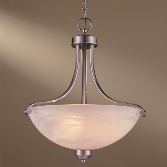 C177-1426-84 By Minka Lighting-Brushed Nickel Finish Pendant