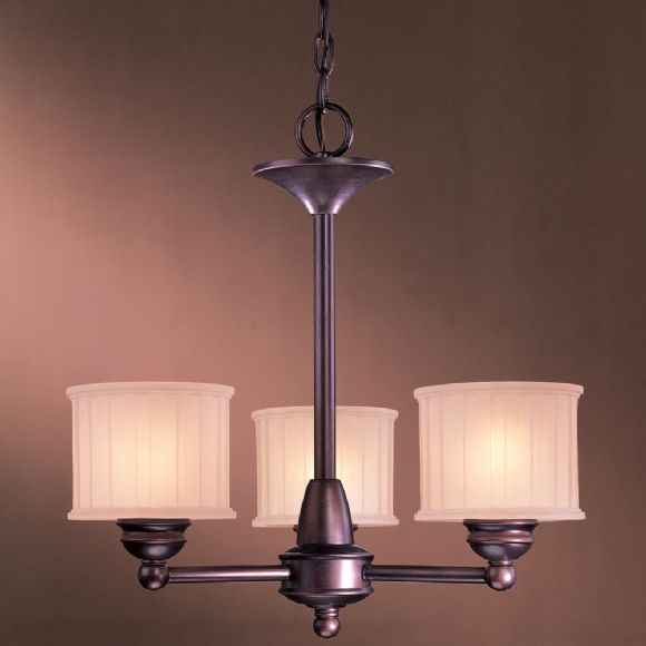 C177-1733-167 By Minka Lighting-Lathan Bronze Finish Chandelier