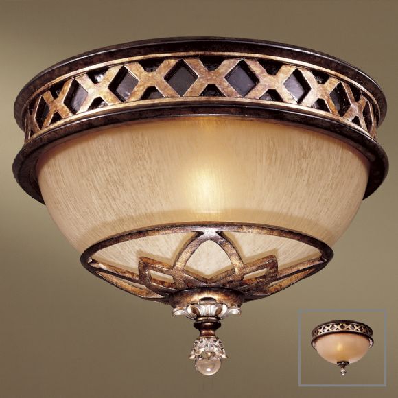 C177-1754-206 By Minka Lighting-Aston Court Bronze Finish Flush Mount