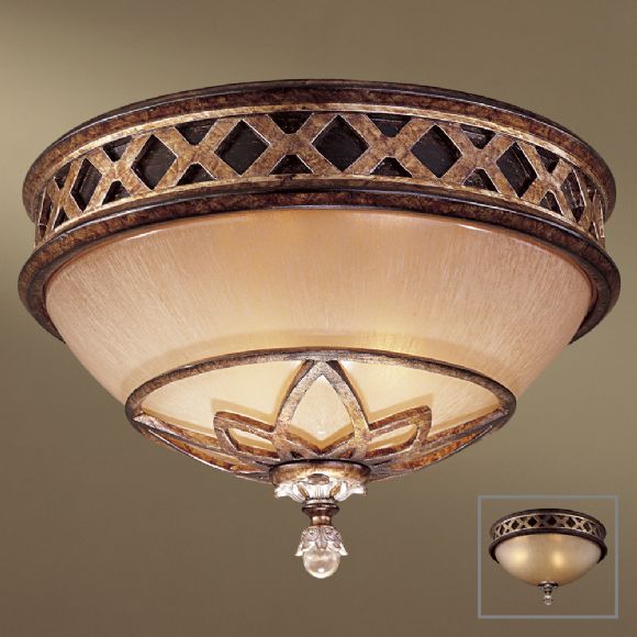 C177-1755-206 By Minka Lighting-Aston Court Bronze Finish Flush Mount