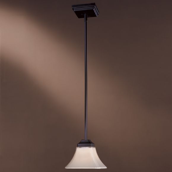 C177-1811-66 By Minka Lighting-Black Finish Mini Pendant