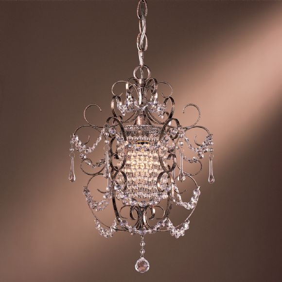 C177-3121-333 By Minka Lighting-Westport Silver Finish Mini Chandelier