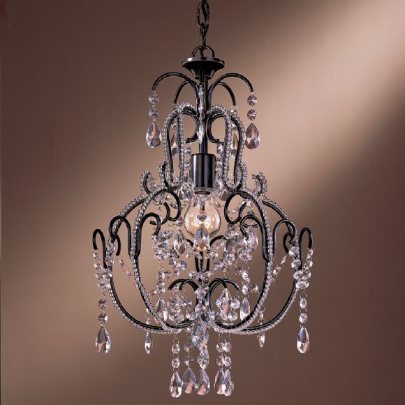 C177-3123-489 By Minka Lighting-Taylor Bronze Finish Mini Chandelier