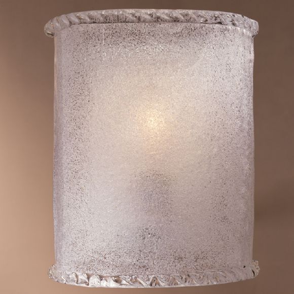 C177-338-1 By Minka Lighting-White Piastra Glass Finish Wall Sconce