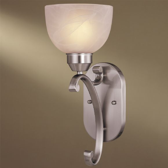 C177-5420-84 By Minka Lighting-Brushed Nickel Finish Wall Sconce