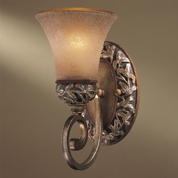 C177-5551-477 By Minka Lighting-The Romance Collection Florence Patina Finish Wall Sconce
