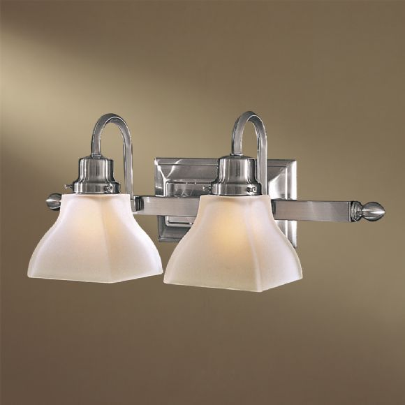 C177-5582-84 By Minka Lighting-Brushed Nickel Finish 2 Light Bath / Vanity