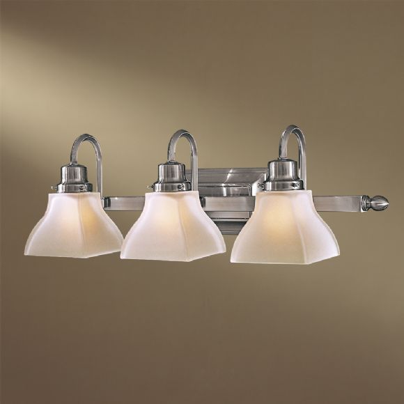 C177-5583-84 By Minka Lighting-Brushed Nickel Finish 3 Light Bath / Vanity