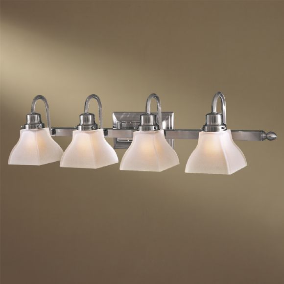 C177-5584-84 By Minka Lighting-Brushed Nickel Finish 4 Light Bath / Vanity