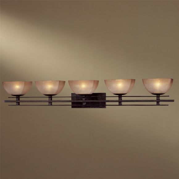 C177-6275-357 By Minka Lighting-Iron Oxide Finish 5 Light Bath