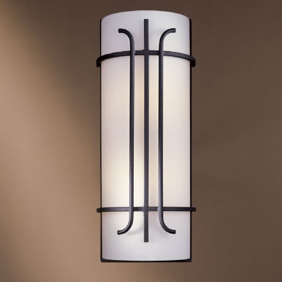 C177-6872-66 By Minka Lighting-Black Finish Wall Sconce