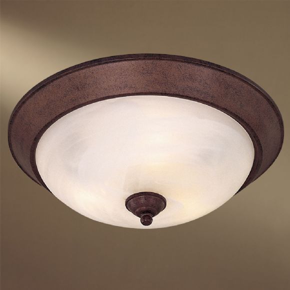 C177-893-91 By Minka Lighting-Antique Bronze Finish Flush Mount