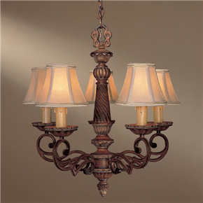 C177-955-126 By Minka Lighting-Belcaro Walnut Finish Chandelier