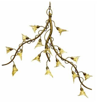 C182-A129-16C-1-00444 By Creative Creations-Alexander Collection Sixteen Leg Chandelier