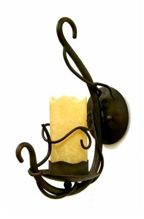 C182-A202-1WS-1-00055 By Creative Creations-Nareh Collection Single Wall Sconce with Small Stone Shade