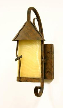 C182-A216-1W-1-00095 By Creative Creations-Madalyne Collection Single Wall Sconce w/Stone Shade