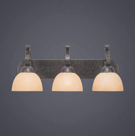 C186-14403-BST By Jeremiah Lighting-Brookfield Collection Brownstone Finish 3 Lt Vanity-Bst.. 