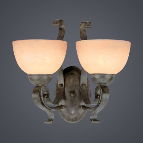 C186-14422-BST By Jeremiah Lighting-Brookfield Collection Brownstone Finish Wall Lamp 2 Lt 
