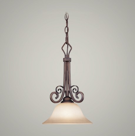 C186-21731-AGT By Jeremiah Lighting-Preston Place Collection Augustine Finish 1 Lt Mini Pendant 