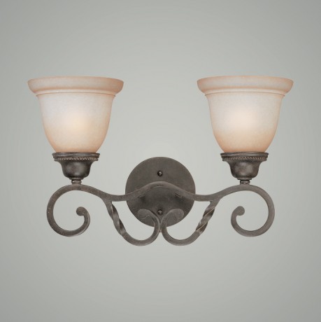 C186-22402-ET By Jeremiah Lighting-Sutherland Collection English Toffee Finish 2 Lt Vanity 