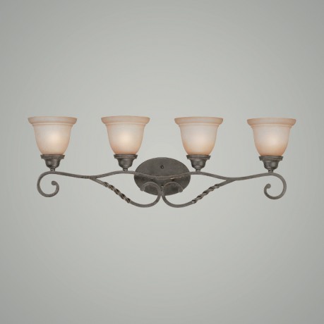 C186-22404-ET By Jeremiah Lighting-Sutherland Collection English Toffee Finish 4 Lt Vanity 