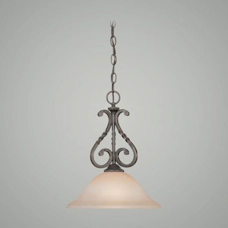 C186-22421-ET By Jeremiah Lighting-Sutherland Collection English Toffee Finish 1 Lt Mini Pendant 