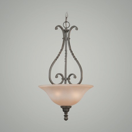 C186-22423-ET By Jeremiah Lighting-Sutherland Collection English Toffee Finish 3 Lt Inv Pendant 