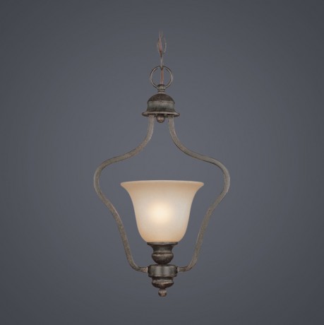 C186-24131-ET By Jeremiah Lighting-Old Burlington Collection English Toffee Finish 1 Lt Chandleir 