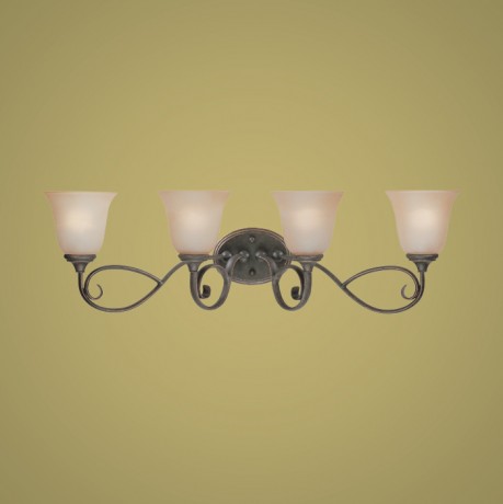 C186-24204-MB By Jeremiah Lighting-Barret Place Collection Mocha Bronze Finish 4 Lt Vanity 