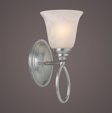 C186-25001-SN By Jeremiah Lighting-Cordova Collection Satin Nickel Finish 1 Lt Vanity Sn 