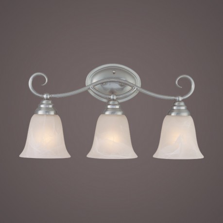 C186-25003-SN By Jeremiah Lighting-Cordova Collection Satin Nickel Finish 3 Lt Vanity Sn 
