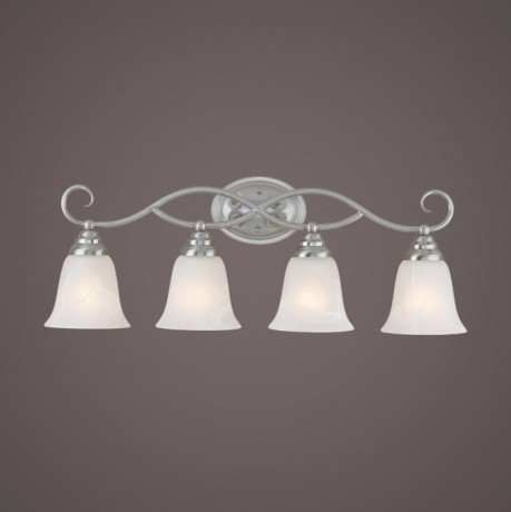C186-25004-SN By Jeremiah Lighting-Cordova Collection Satin Nickel Finish 4 Lt Vanity Sn 