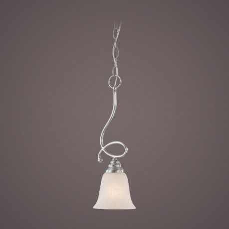 C186-25021-SN By Jeremiah Lighting-Cordova Collection Satin Nickel Finish 1 Lt Minipendant Sn 
