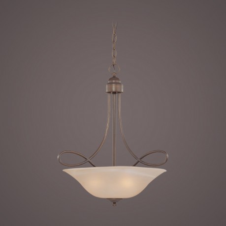 C186-25023-OB By Jeremiah Lighting-Cordova Collection Old Bronze Finish 3 Lt Inv Pendant Ob 
