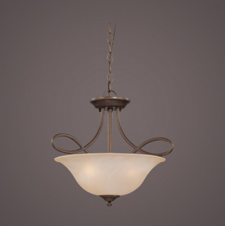 C186-25033-OB By Jeremiah Lighting-Cordova Collection Old Bronze Finish 3 Lt Semiflush Ob 