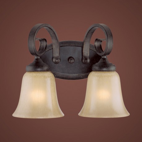 C186-25102-ET By Jeremiah Lighting-Stanton Collection English Toffee Finish 2 Lt Vanity 