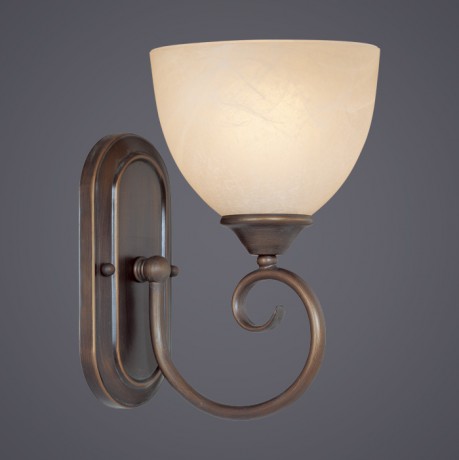 C186-25301-OB By Jeremiah Lighting-Raleigh Collection Old Bronze Finish 1 Lt Vanity Ob 