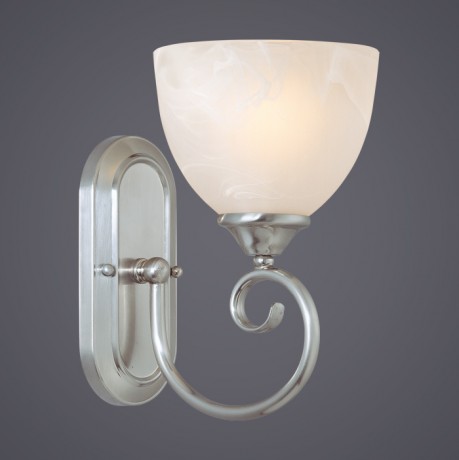 C186-25301-SN By Jeremiah Lighting-Raleigh Collection Satin Nickel Finish 1 Lt Vanity Sn 