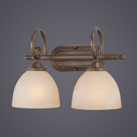 C186-25302-OB By Jeremiah Lighting-Raleigh Collection Old Bronze Finish 2 Lt Vanity Ob 