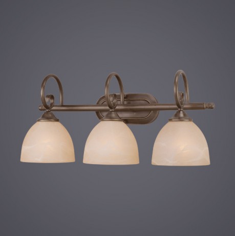 C186-25303-OB By Jeremiah Lighting-Raleigh Collection Old Bronze Finish 3 Lt Vanity Ob 